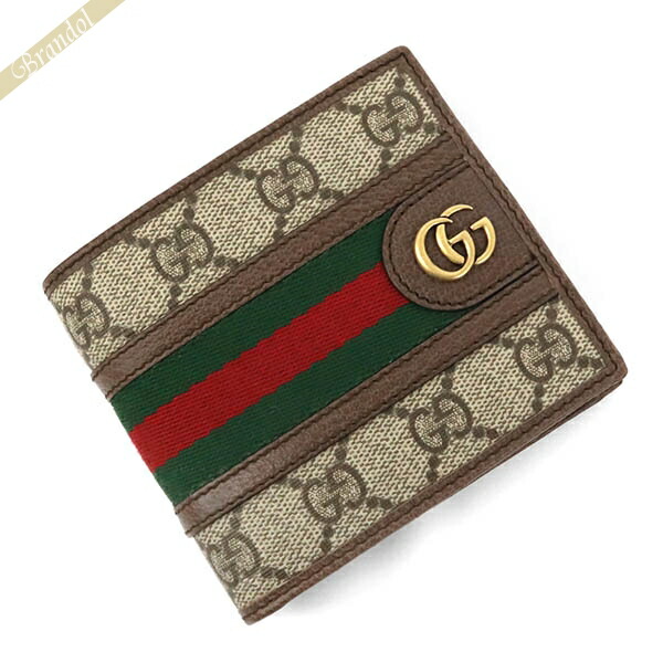 美品グッチ GUCCI 財布 二つ折り オフィディア ウォレット GGスプリーム グッチ GUCCI 財布 二つ折り オフィディア ウォレット GG