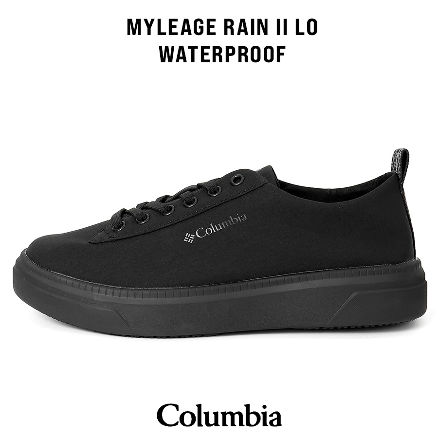 コロンビア Columbia 防水スニーカー レディース MYLEAGE RAIN II WATERPROOF 軽量 ローカット ブラック YL4398 010 2026年春夏新作 | ブランド 2026SS|AZURE BRANDOL