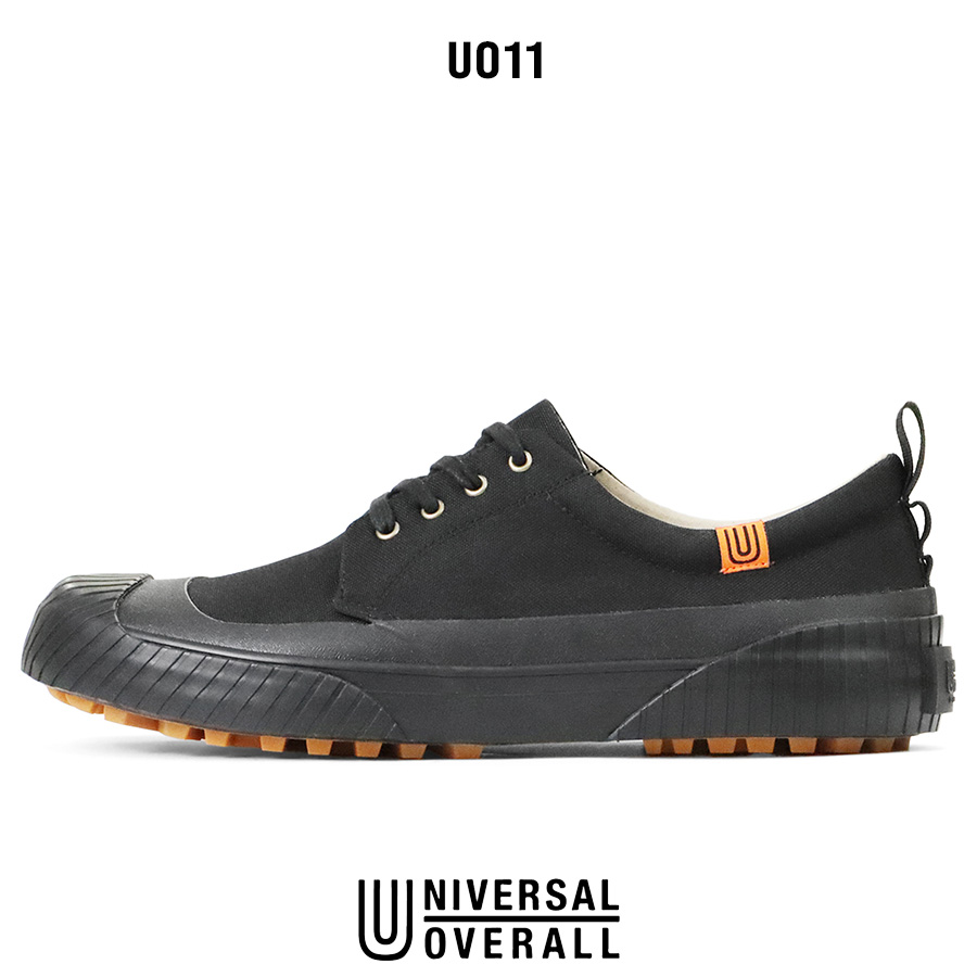 ユニバーサルオーバーオール UNIVERSAL OVERALL メンズ・レディース スニーカー UO11 ローカット 撥水 ブラック UO11176 | ブランド｜AZURE BRANDOL