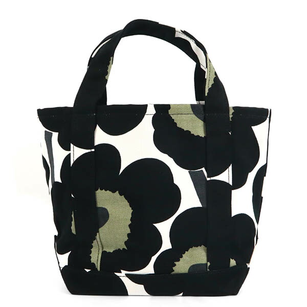 楽天市場 最大1100円クーポン 1 5 23 59迄 マリメッコ トートバッグ Marimekko レディース ピエニ ウニッコ Pieni Unikko 花柄 ミニトート ホワイト ブラック 0494 030 ブランド Azurebrandol