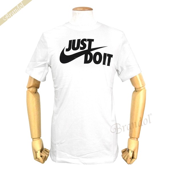 楽天市場 最大1500円クーポン P2倍 日23 59迄 ナイキ Tシャツ Nike メンズ Just Do It ロゴ Sサイズ ホワイト Ar5006 100 White Black S ブランド Azurebrandol