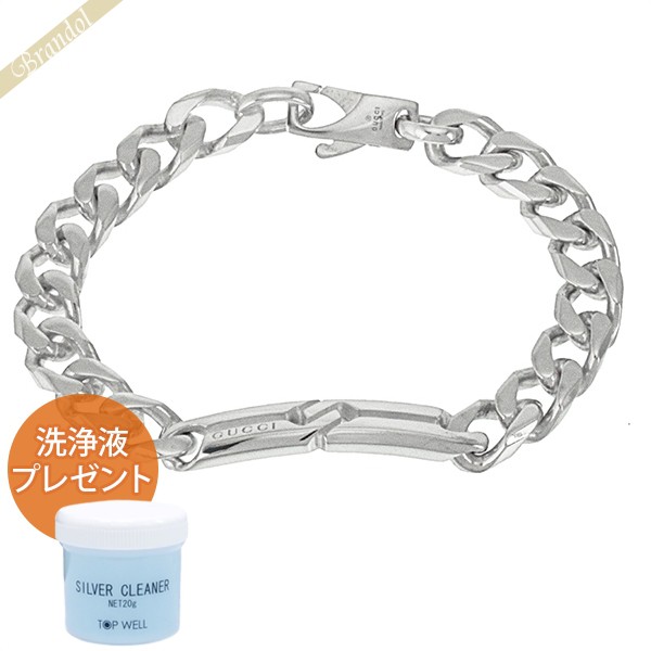 楽天市場 グッチ ブレスレット Gucci メンズノットブレスレット シルバー J8400 8106 ブランド Azurebrandol