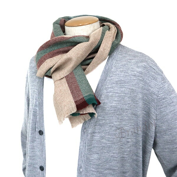 楽天市場 グッチ マフラー Gucci メンズ レディース ウール100 ストライプ柄 大判マフラー ブラック グレー 4g0 1361 Azurebrandol