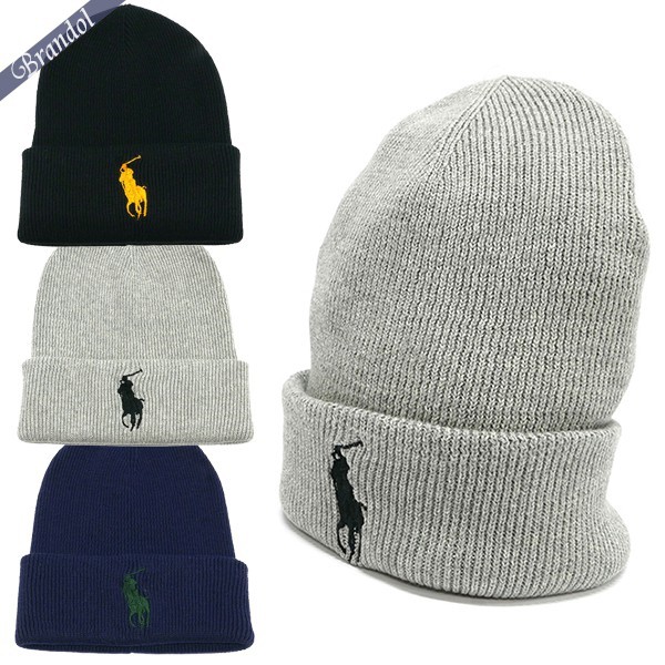 楽天市場 ポロ ラルフローレン Polo Ralph Lauren メンズ レディース ニット帽 ビッグポニー コットン100 ニットキャップ 各色 Pc0061 コンビニ受取 ブランド 海外ブランド専門店 Brandol