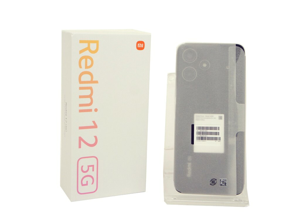 中古 au SIMフリー スマホ シャオミ Redmi 12 5G XIG03 ミッドナイトブラック 128GB｜Gadget item