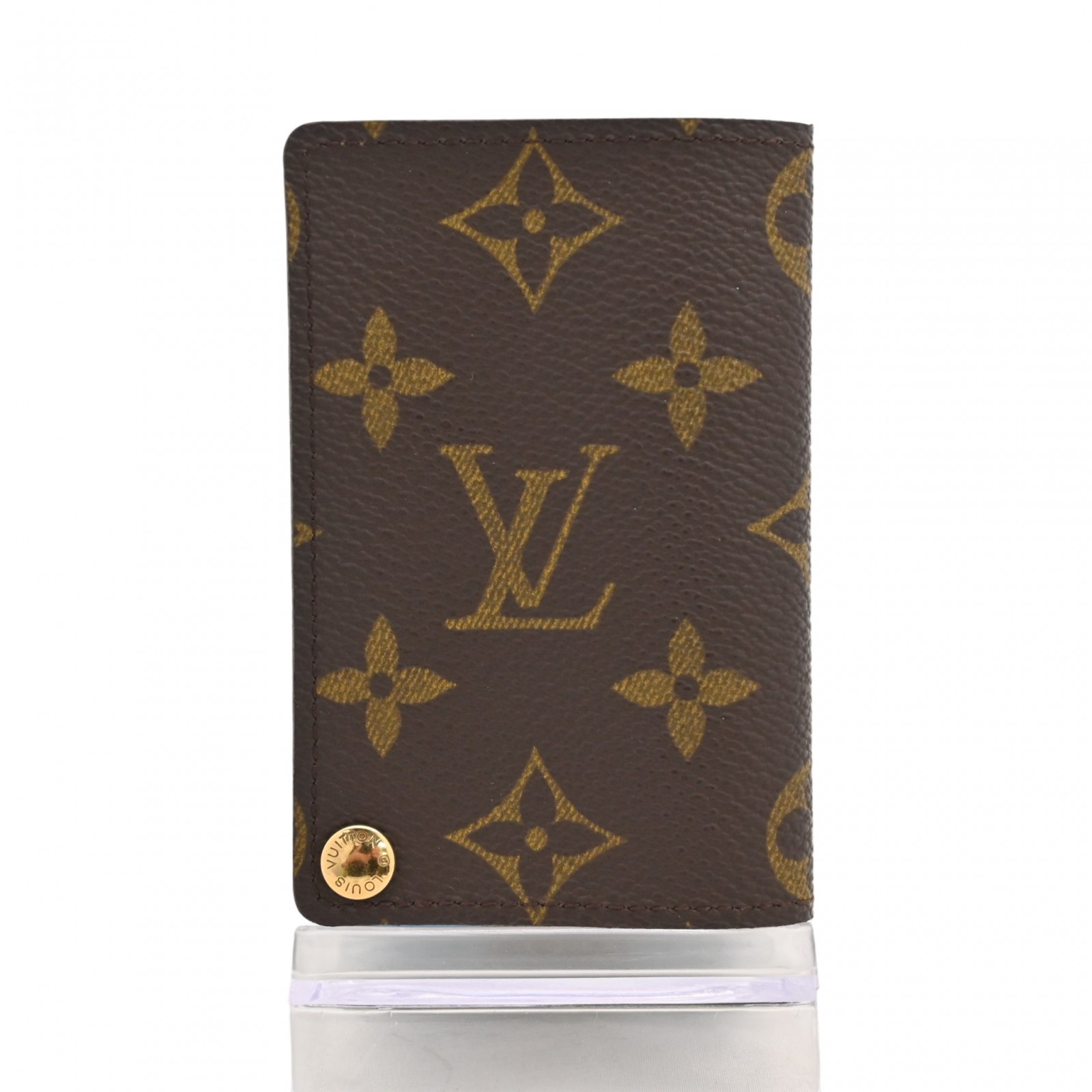 【中古】ルイヴィトン モノグラム ポルト カルト クレディ プレッシオン カードケース ブラウン Aランク lv9913vb｜BRAND OSAKA 店