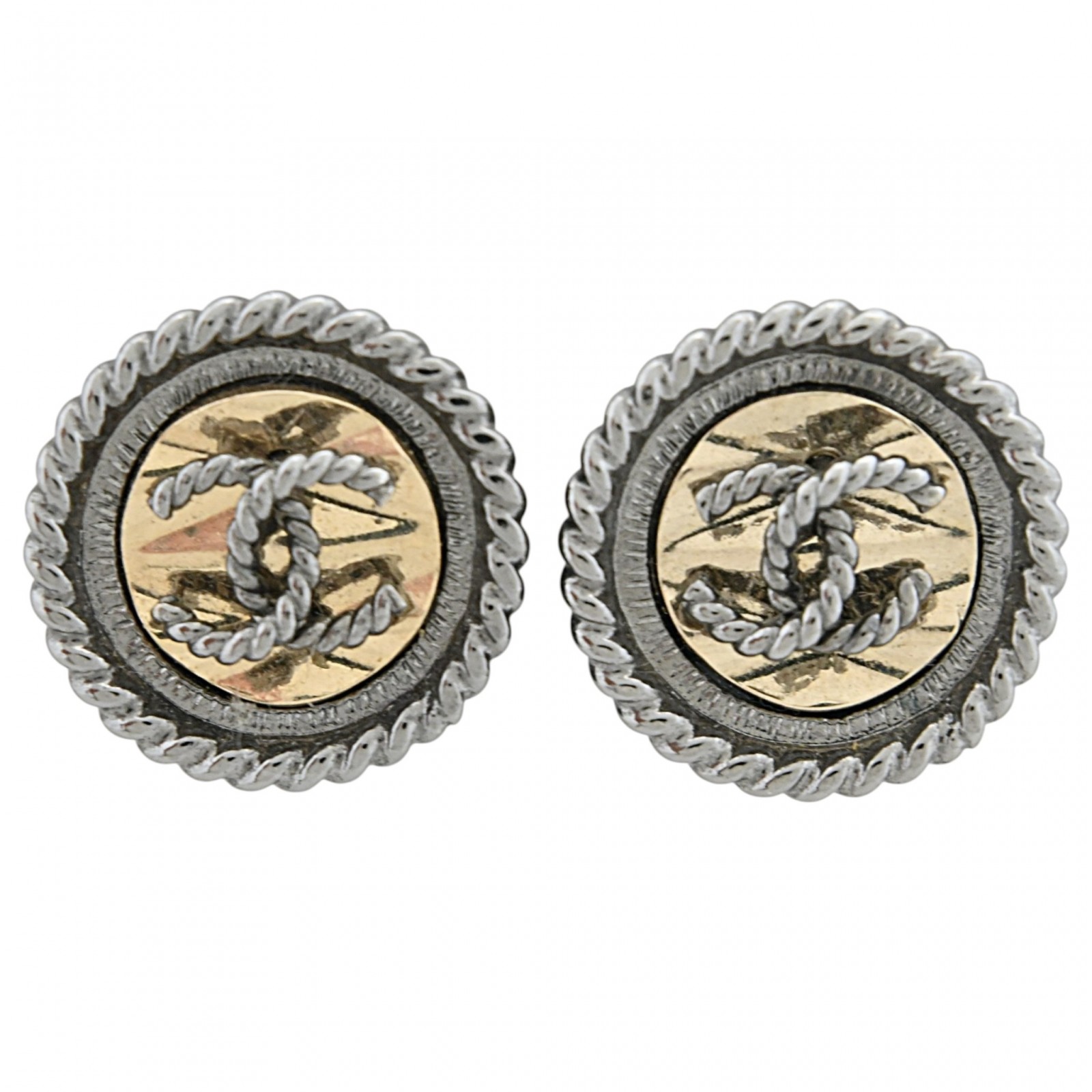 【中古】シャネル ココマーク ピアス ラウンド ヴィンテージ アクセサリー GP Aランク ch8743kk|BRAND OSAKA 店