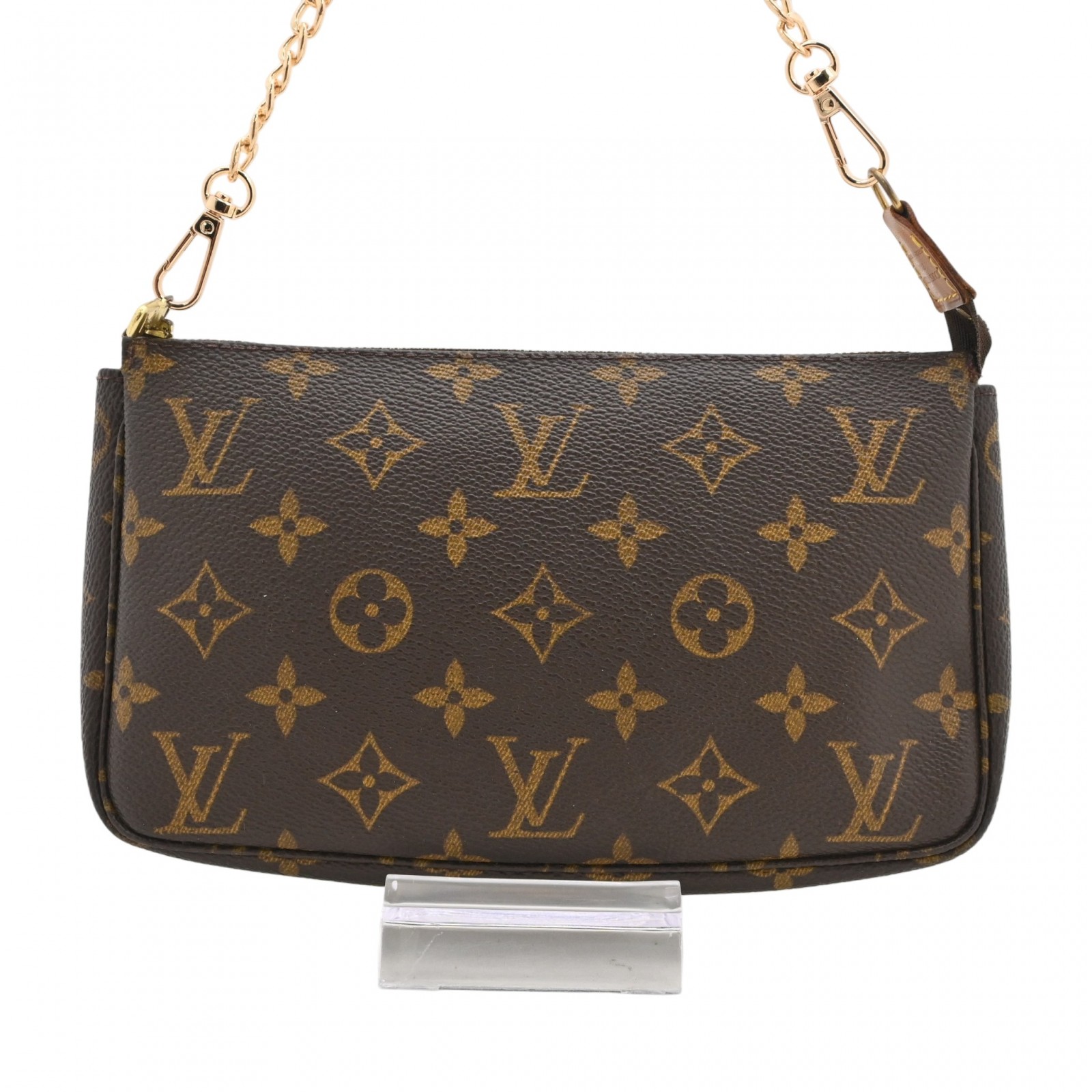 【中古】ルイヴィトン モノグラム ポシェット アクセソワール ハンドバック 合切袋 B位置づける lv8732竓