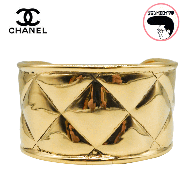 【中古】CHANEL シャネル ココマーク カンボン イヤリング ゴールド ヴィンテージ