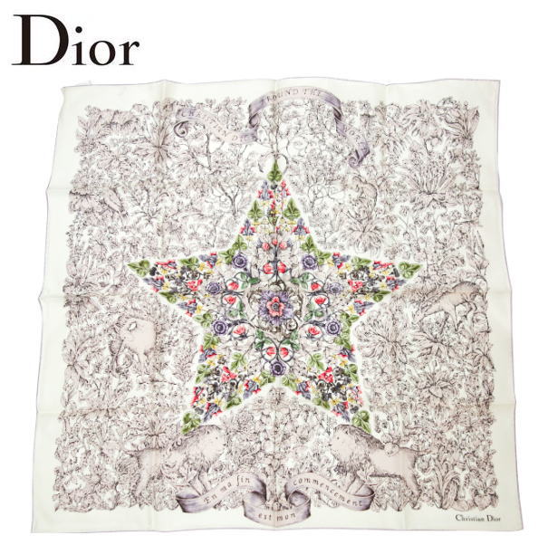 楽天市場】【中古】Christian Dior スカーフ ミッツァ トワル ドゥ