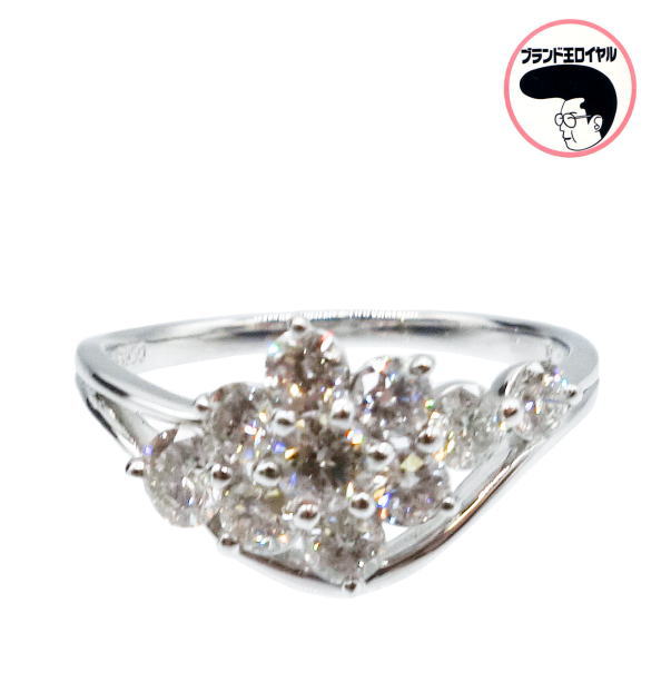 ダイヤモンドリング 0.970ct Pt950 プラチナ ダイヤモンド　指輪　レディース
