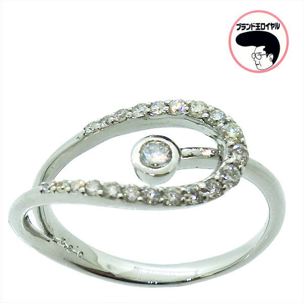 Pt ダイヤモンド リング　0.32ct プラチナ ダイヤモンド　レディース