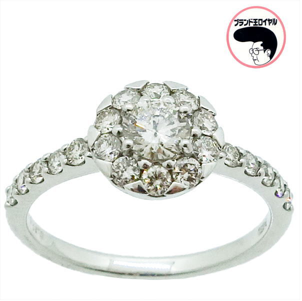 ダイヤモンド リング　0.520ct 0.310ct PT950 プラチナ　ダイヤモンド　　指輪　レディース