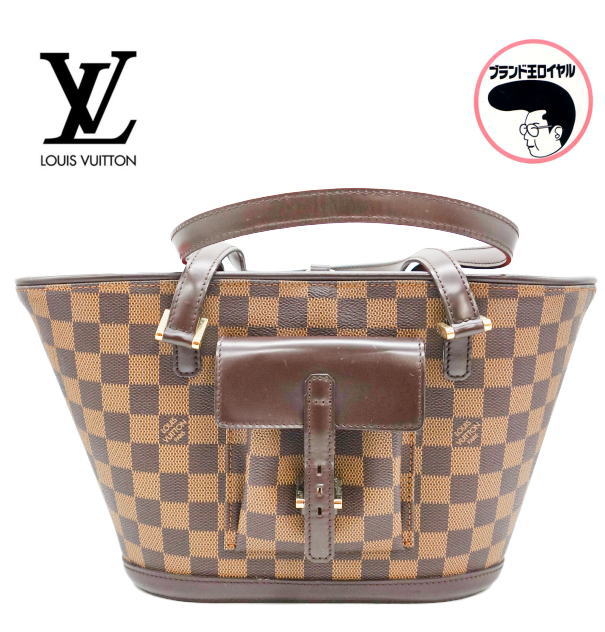 LOUIS VUITTON ルイヴィトン　ダミエ　マノスクPM　N51121　トートバッグ【中古】｜ブランド王ロイヤル