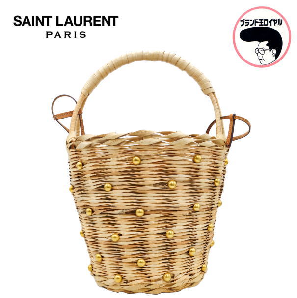 楽天市場】サンローラン 【YVES SAINT LAURENT】パニエ バスケット