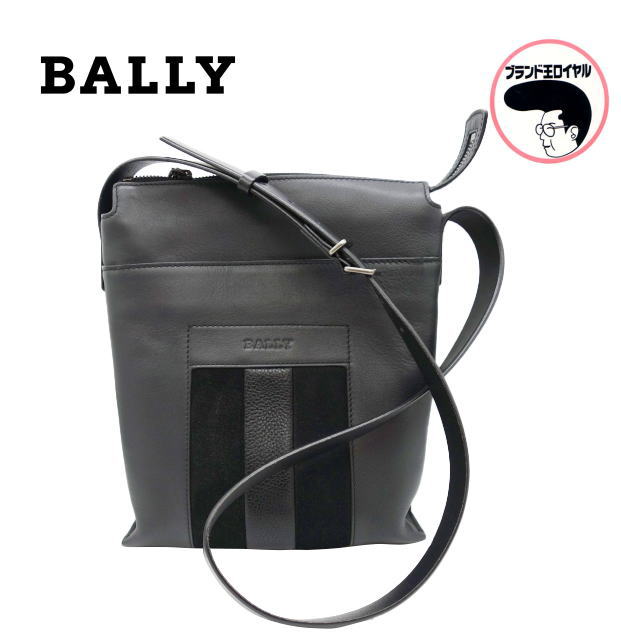 【中古】BALLY バリー BAUMAS メッセンジャーバッグ　メンズ　ショルダーバッグ　ブラック 32,370円