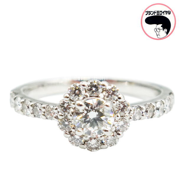 ダイヤモンドリング　0.258ct 0.50ct Pt900　プラチナ ダイヤモンド　指輪　レディース