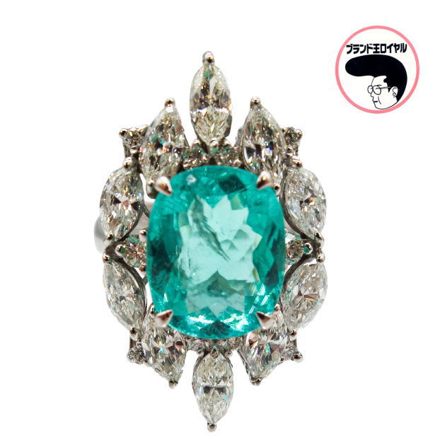 楽天市場】スタージュエリー Pt950 リング パライバトルマリン