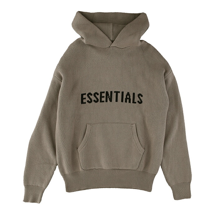 ESSENTIALS エッセンシャルズ Knit ブラック Hoodie カジュアル