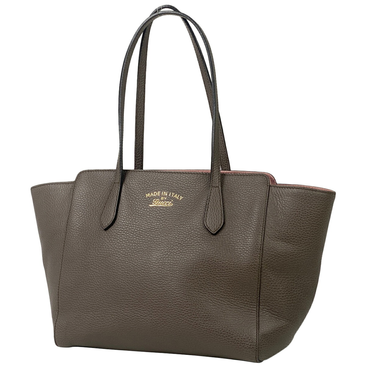 【楽天市場】グッチ GUCCI スウィング トートバッグ ロゴ ショルダーバッグ トートバッグ レザー ブラウン ピンク 354408 ...