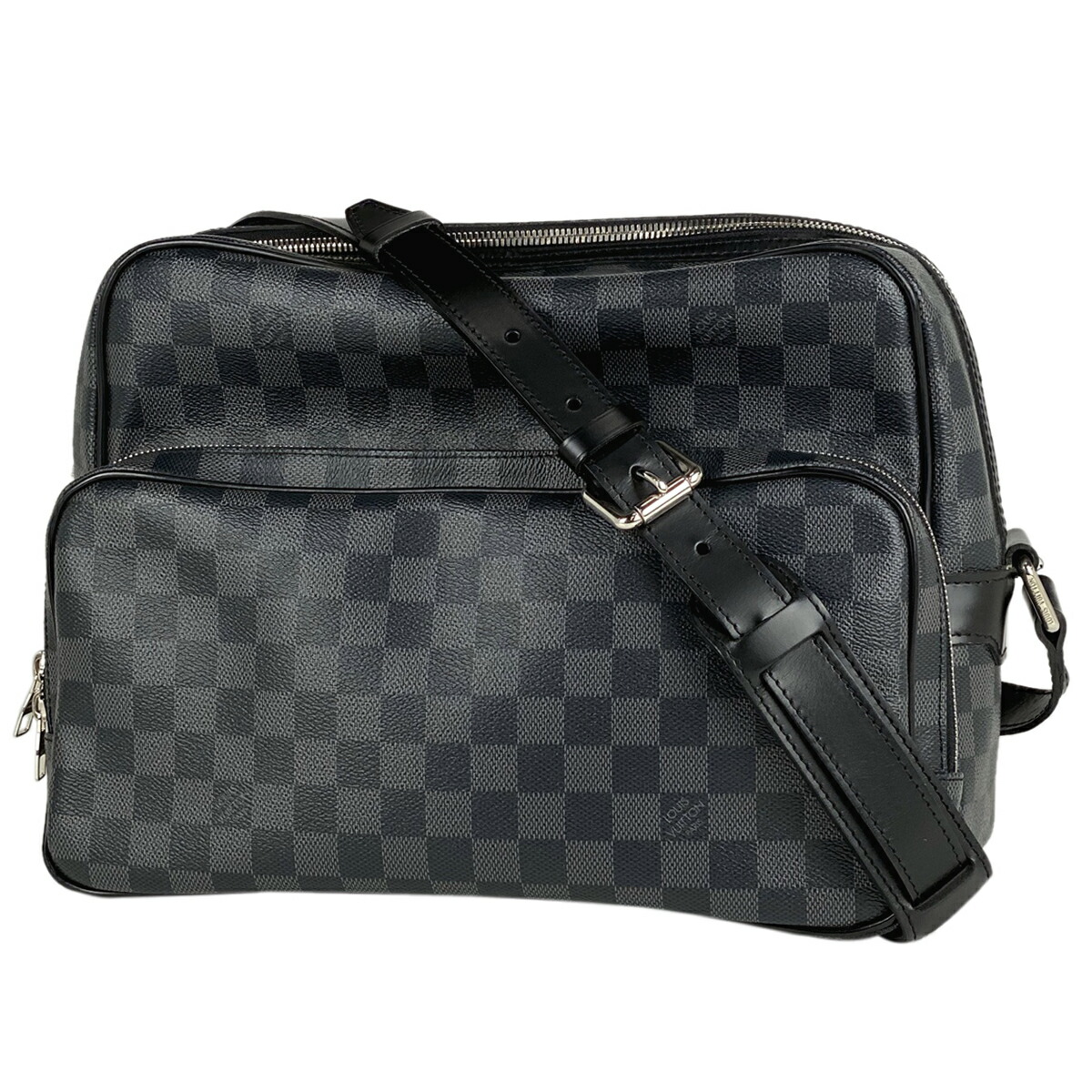 流行に 中古 メンズ N ブラック ダミエグラフィット ショルダーバッグ 斜め掛け 肩掛け イオ Vuitton Louis ルイ ヴィトン Www Egyhealthexpo Com