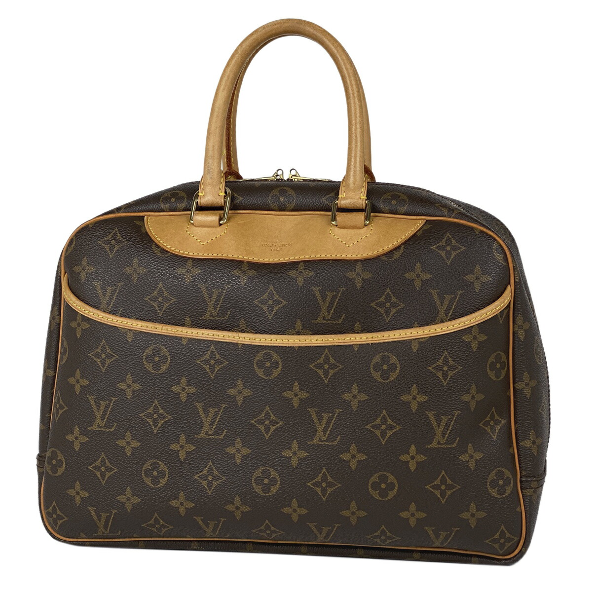 返品ok ハンドバッグ 服の日 バレンタイン 送料無料 バッグ 小物 ブランド雑貨 ドーヴィル ハンドバッグ 結婚式 旅行 ハンドバッグ 節分 Louis プレゼント ファッション 中古 ルイ ヴィトン 贈り物 ブラウン レディース M モノグラム 手提げ Vuitton ギフト