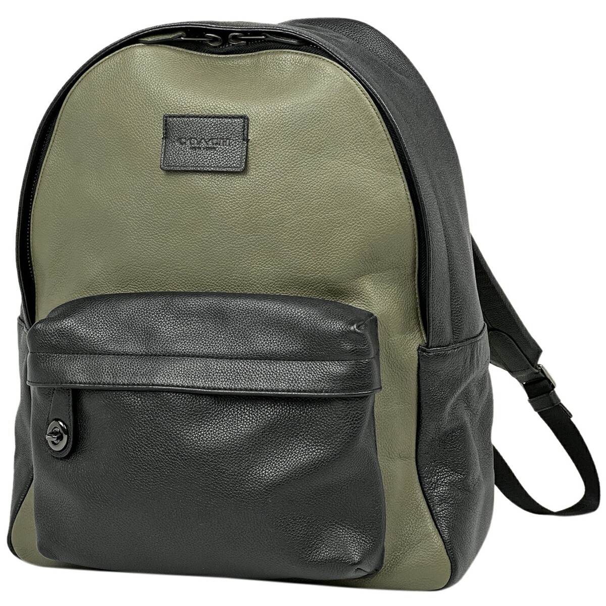 コーチ バッグ Coach リュックサック チャールズ チャールズ レザー Coach ロゴ ブラック バイセルオンライン メンズ バックパック リュック カーキー 72111 中古 店used 送料無料 ホワイトデー 卒業式 春休み 入学式 入社式 お花見 ギフト 贈り物 プレゼント 誕生