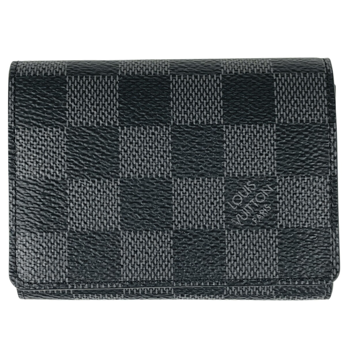 ルイ ヴィトン Louis Vuitton アンヴェロップカルトドゥヴィジット カード入れ 名刺入れ ダミエグラフィット ブラック N メンズ 中古 Used 送料無料 入学式 入社式 お花見 新生活 歓迎会 母の日 ギフト 贈り物 プレゼント 誕生日 記念日 結婚式 ブライダル