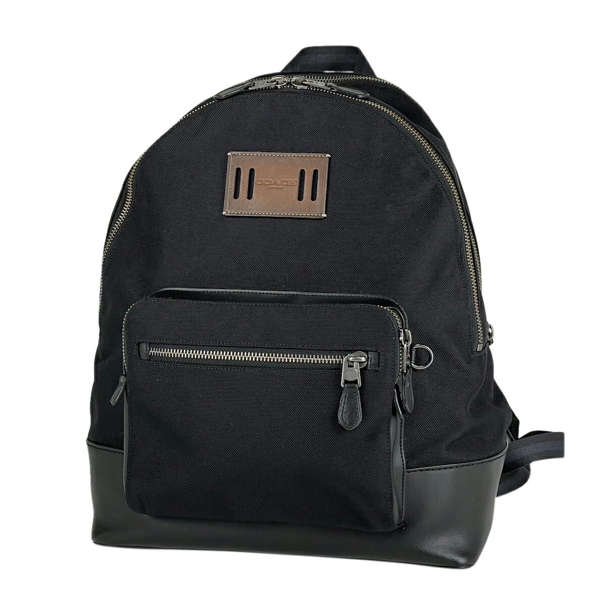 メール便無料 バックパック リュック Coach コーチ ロゴ 中古 メンズ 1861 ブラック キャンバス リュック バックパック リュックサック Gs Louislegrand Com