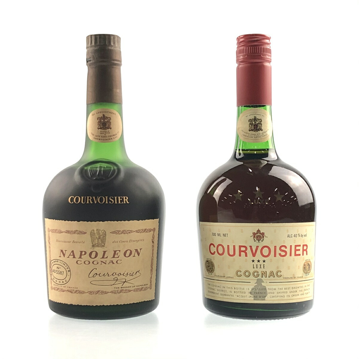 Courvoisier 酒セット 退職祝い ナポレオン ゴールデンウィーク ナポレオン セット 旧ボトル クルボアジェ 父の日 スリースター コニャック 未開栓 誕生日 クルボアジェ Luxe 2本 中古 プレゼント 母の日 700ml 記念日 贈り物 バイセルオンライン ギフト ブランデー