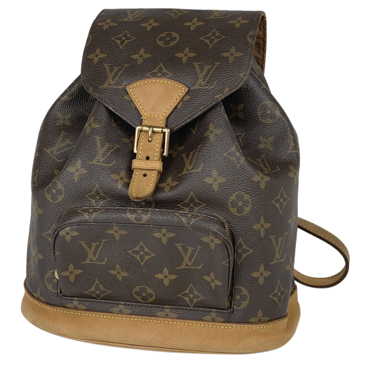 ルイ ヴィトン Louis Vuitton モンスリ Mm ルックサック デイパック リックサック モノグラム 赤銅 M レディース 中古 Used 貨物輸送無料 ゴールデン週 女親の一日 おとっつあんの日 進物 祝儀 貰い物 誕生日 記す日 既婚華燭の典 嫁入り モード トリップ