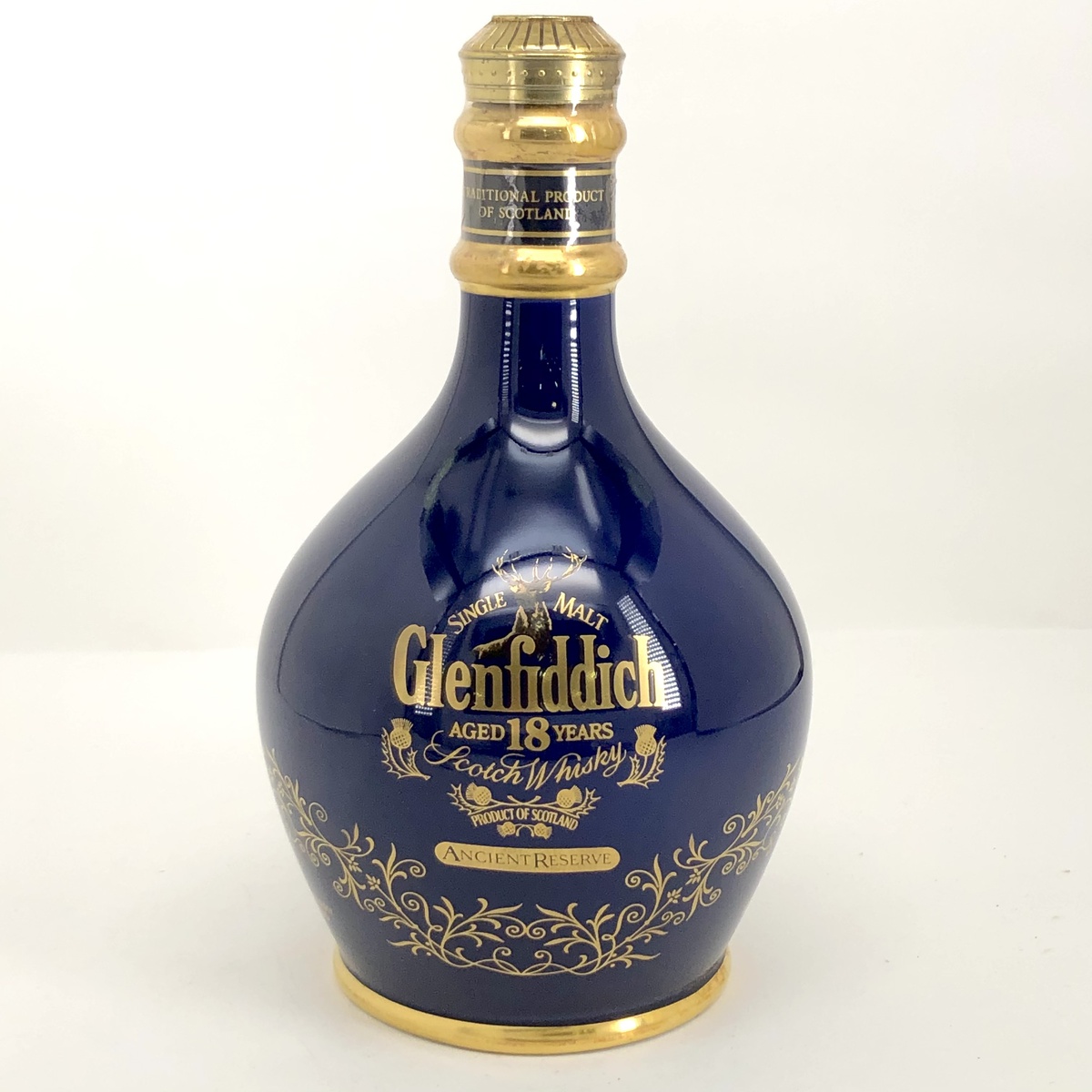 グレンフィディック Glenfiddich 18年 青陶器 750ml スコッチウイスキー シングルモルト 中古 septicin Com