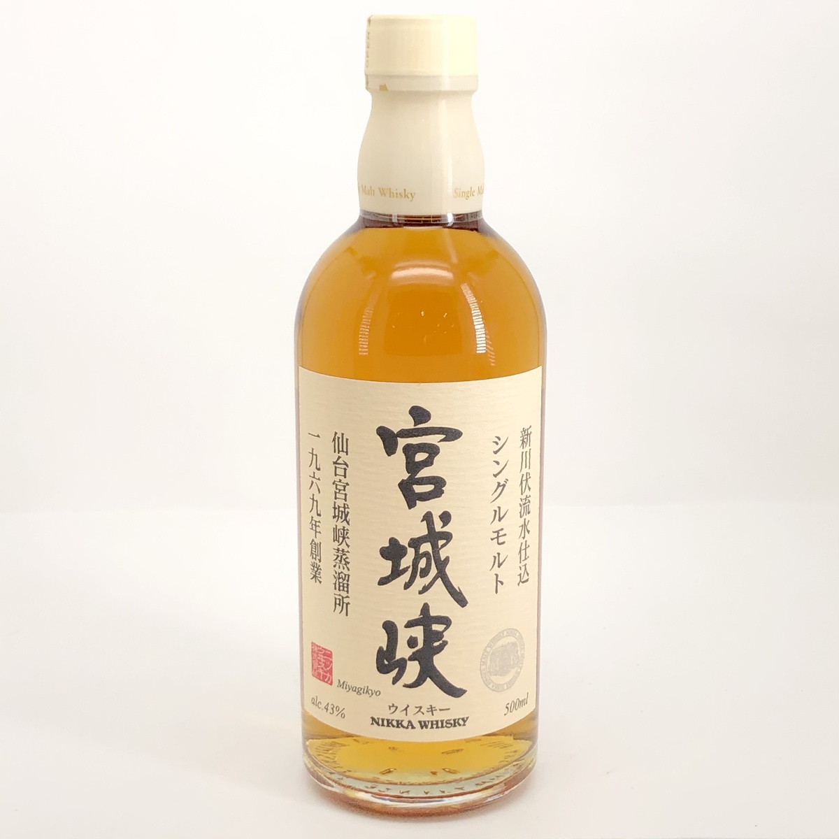 東京都内限定発送 ニッカ Nikka 宮城峡 シングルモルト 新川伏流水仕込 旧ボトル 500ml 国産ウイスキー 中古 Fmcholollan Org Mx