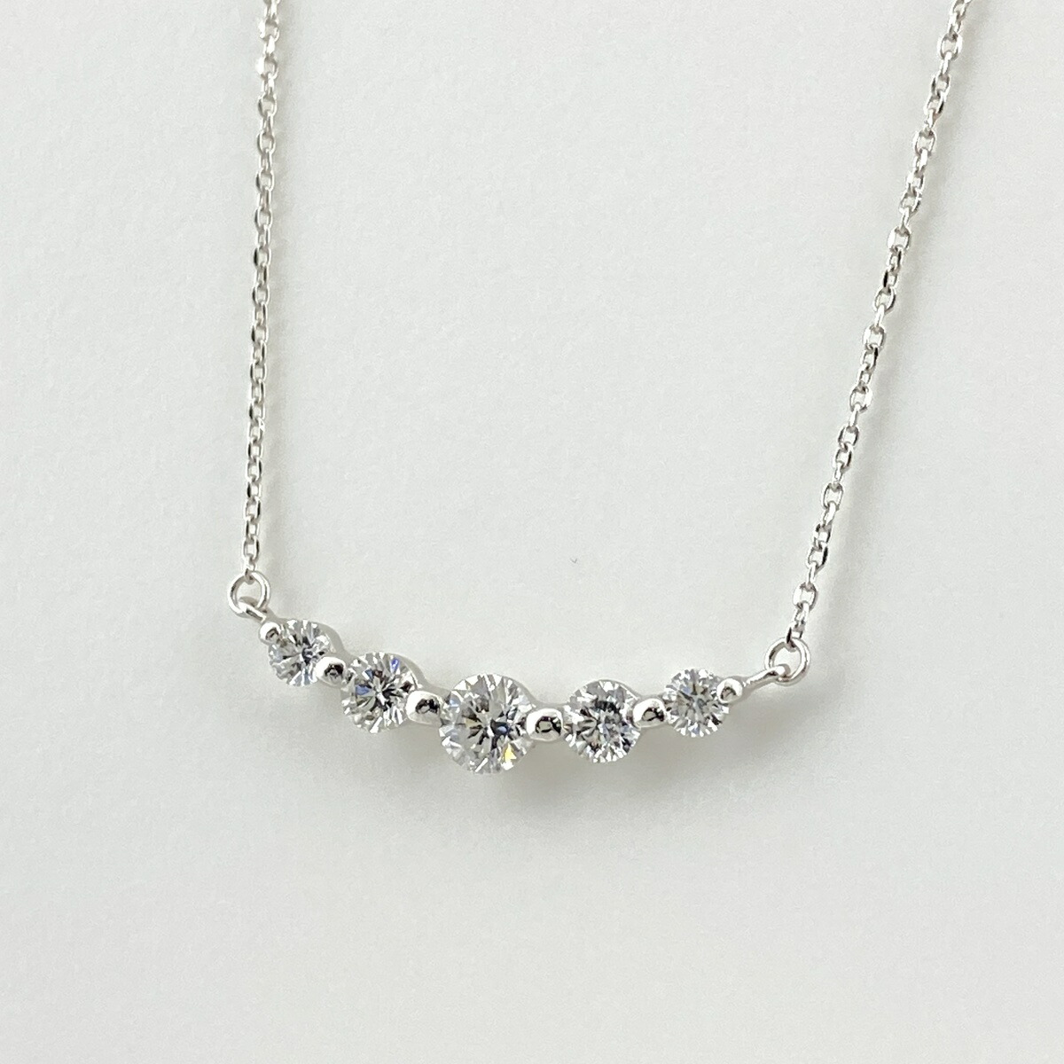 メレダイヤ デザイン ネックレス プラチナ ペンダント ネックレス Pt900 Pt850 ダイヤモンド レディース 中古 Fmcholollan Org Mx