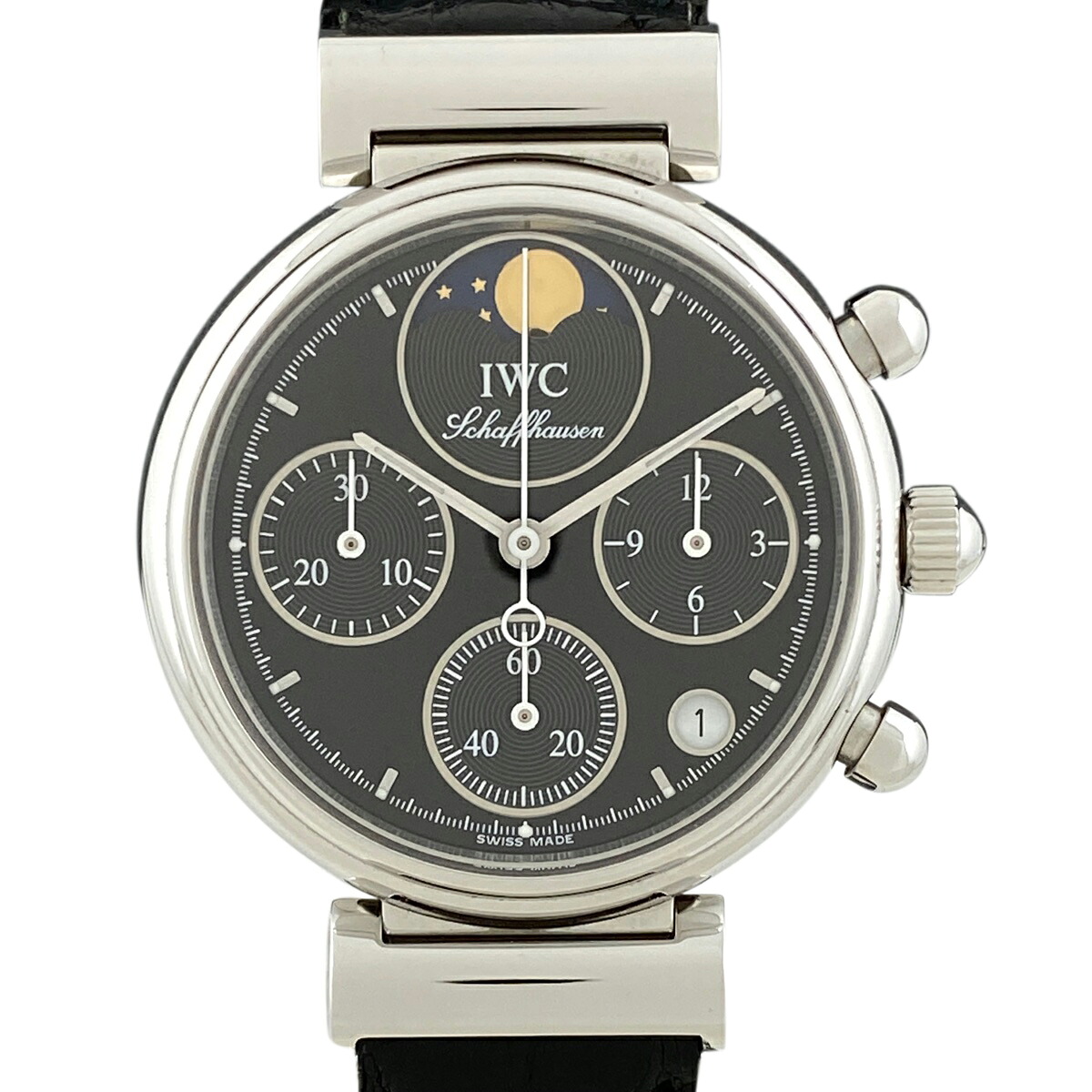インターナショナルウォッチカンパニー Iwc スモールダヴィンチ Iw373613 腕時計 Ss 革 水晶 ニグロ レディース 中古 Faflor Com