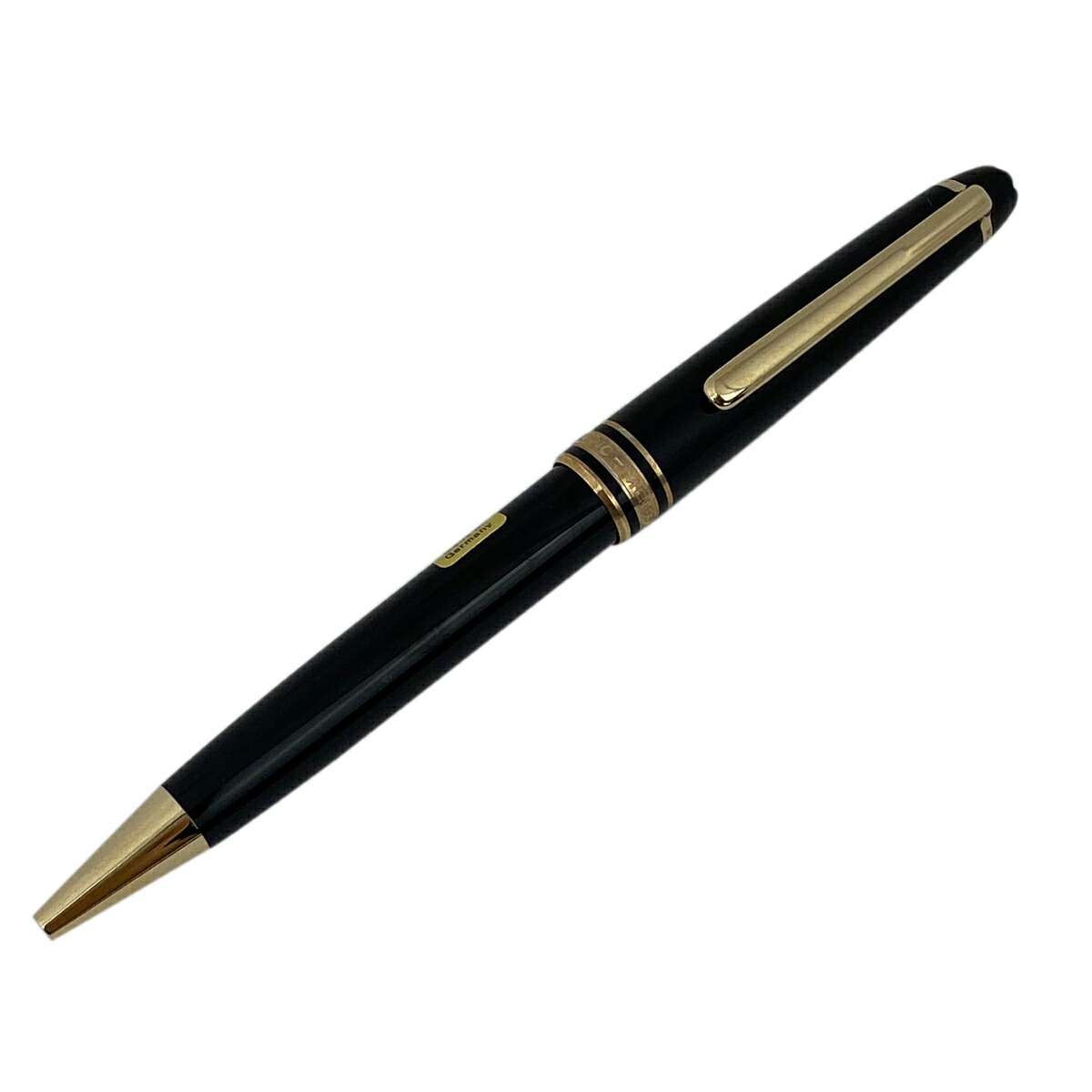 モンブラン Montblanc マイスター シュティック ボールペン ツイスト式 筆記具 文房具 ボールペン プラスチック ブラック ゴールド レディース 中古 Sermus Es