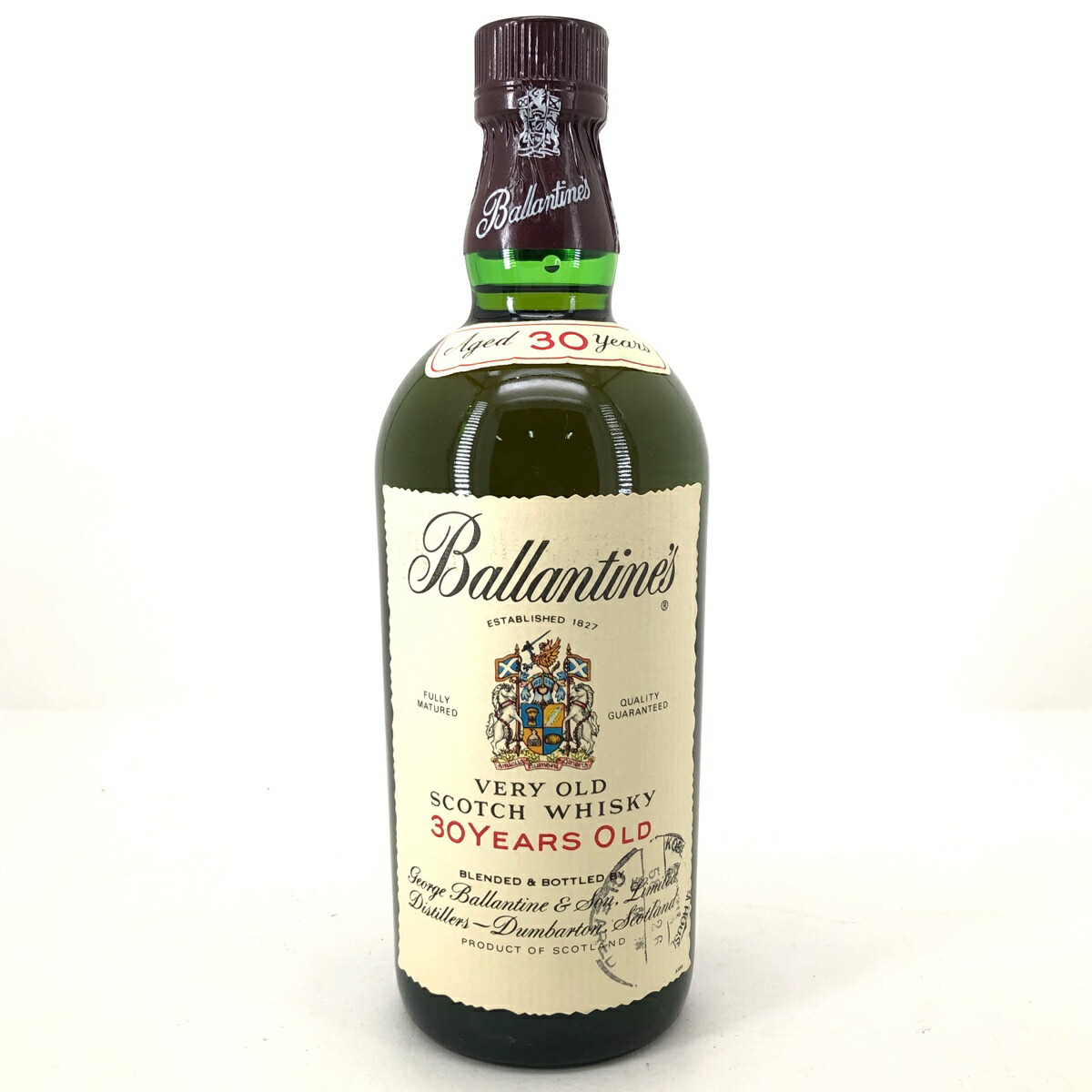 バランタイン Ballantines 30年 ベリーオールド 赤キャップ 青旗 750ml スコッチウイスキー ブレンデッド 中古 Ice Org Br