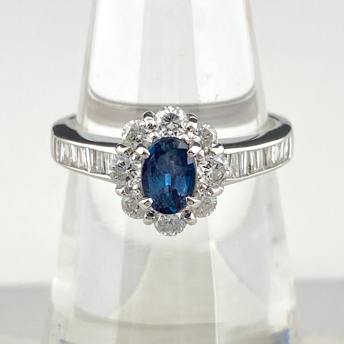 【楽天市場】アレキサンドライト デザインリング プラチナ メレダイヤ 指輪 リング 約11号 Pt900 アレキサンドライト ダイヤモンド