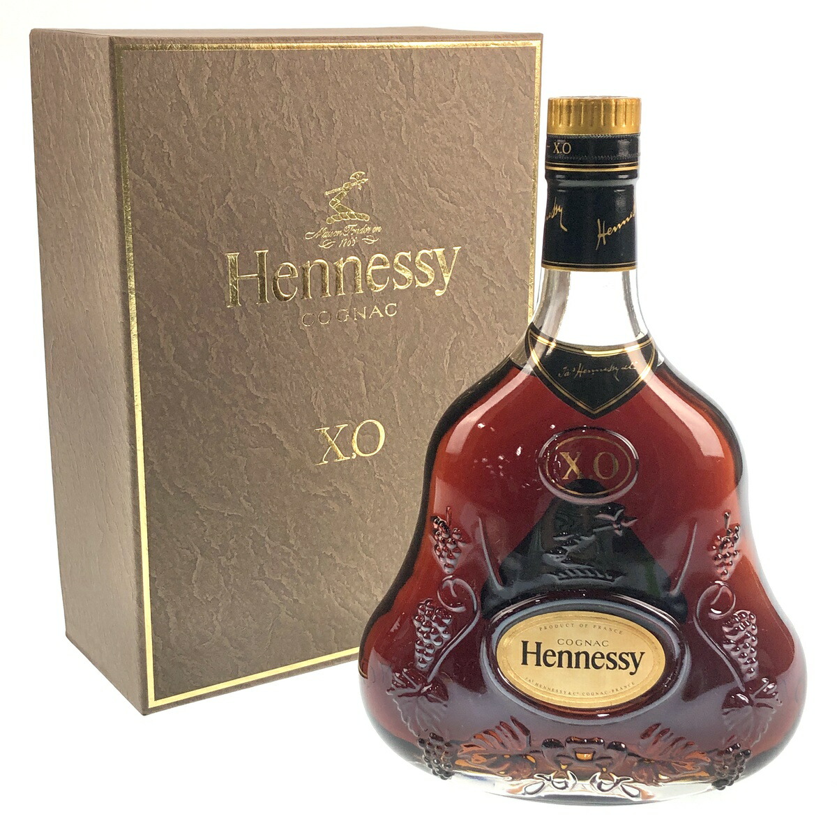 市場 ヘネシー Hennessy クリアボトル 700ml XO 金キャップ