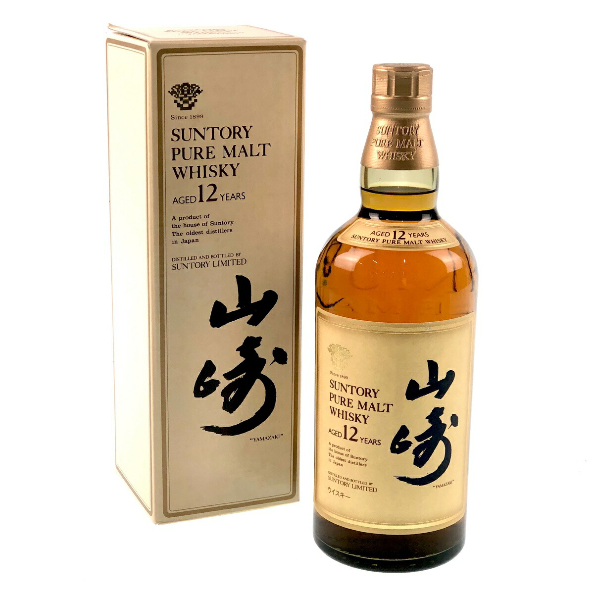 サントリー SUNTORY 山崎 12年 ピュアモルト 旧 750ml 国産ウイスキー