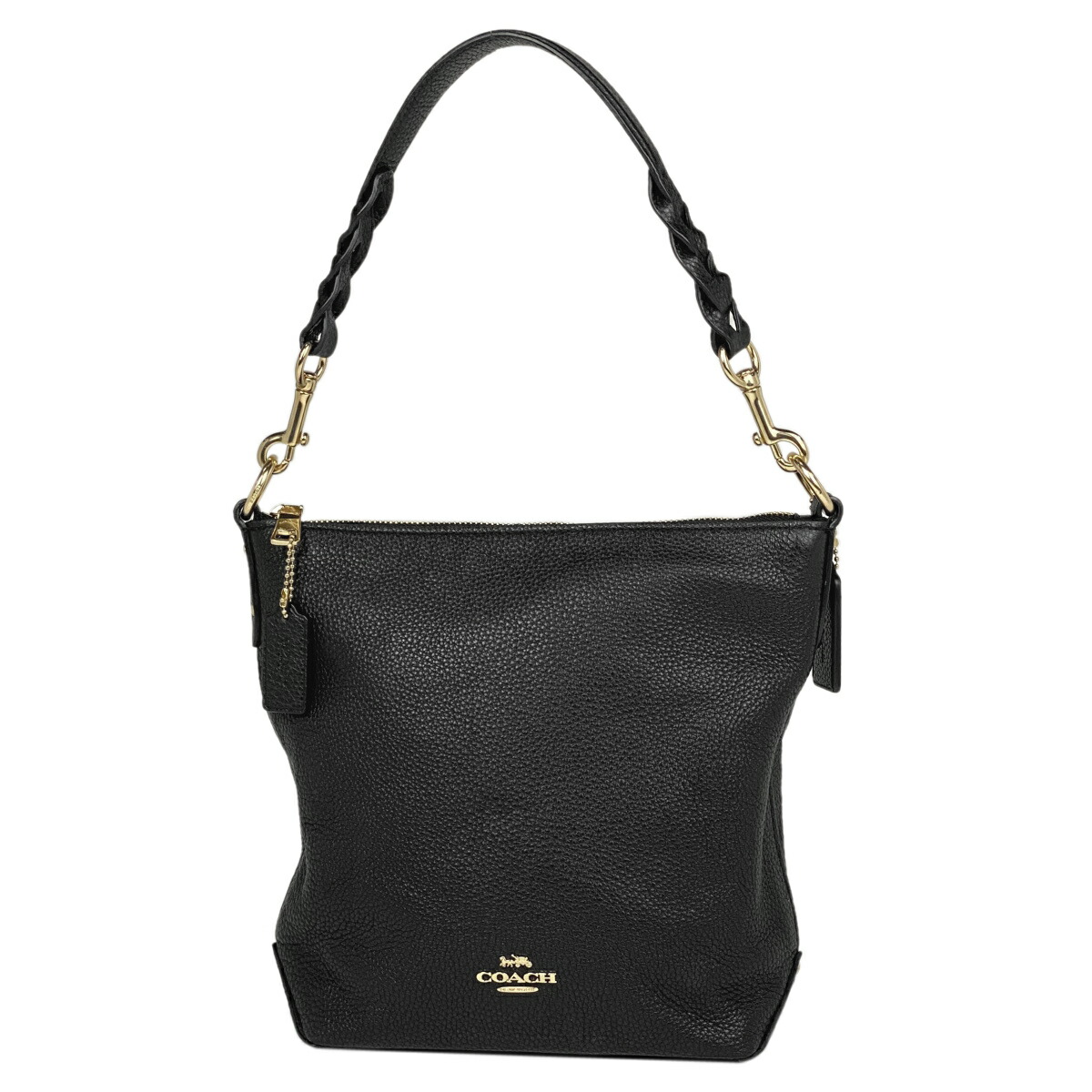 7%OFF コーチ COACH ロゴ ショルダーバッグ 肩掛け ショルダーバッグ レザー ブラック F67025 レディース msp29