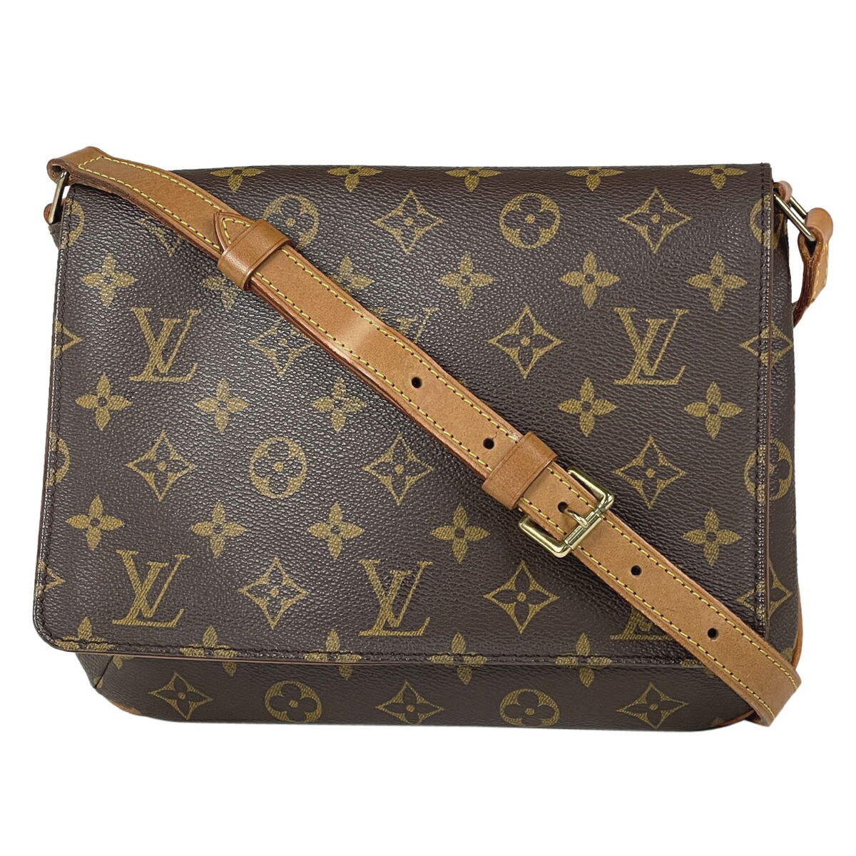 ルイ ヴィトン Louis Vuitton ミュゼット タンゴ ショート 肩掛け ショルダーバッグ モノグラム ブラウン M51257 レディース  円高還元