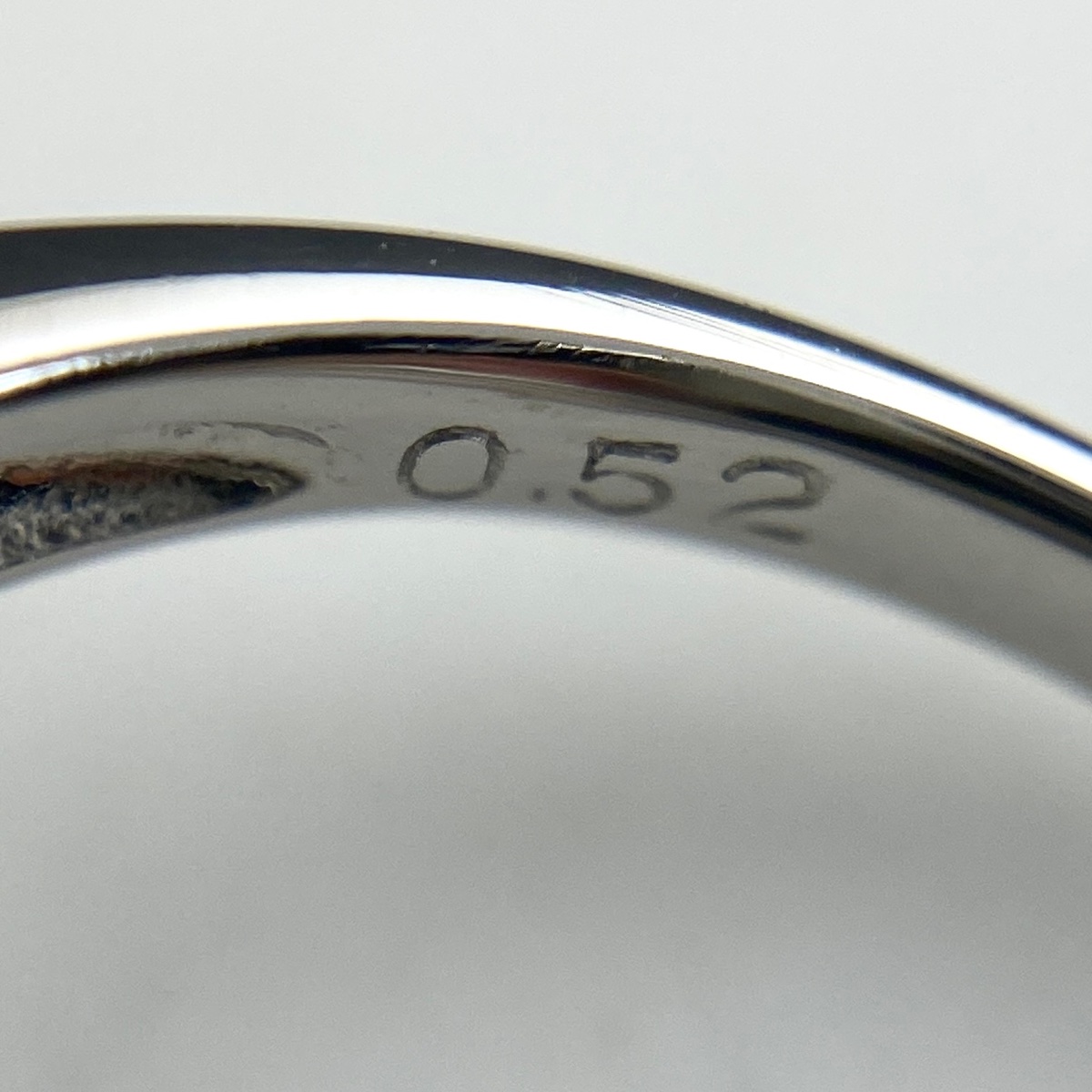 翡翠 デザインリング プラチナ 指輪 メレダイヤ リング 11号 Pt900