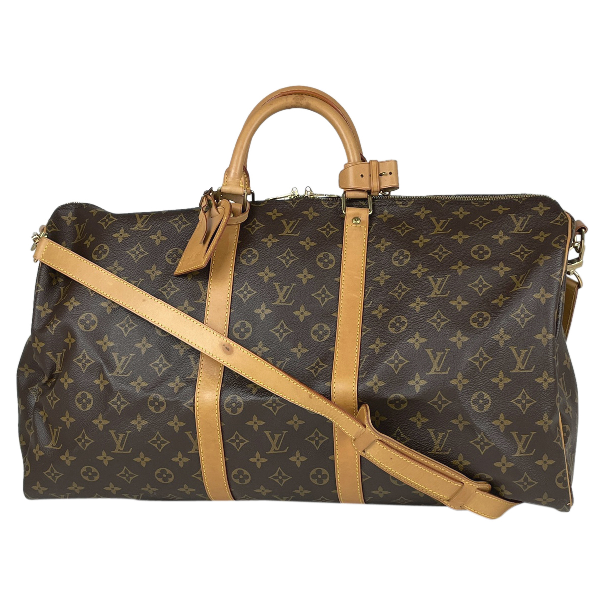 激安 13%OFF ルイ ヴィトン Louis Vuitton キーポル バンドリエール 55