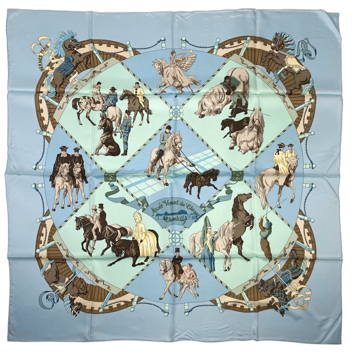 HERMES エルメス カレ90 LEDOUX 博物館 スカーフ ヴィンテージ