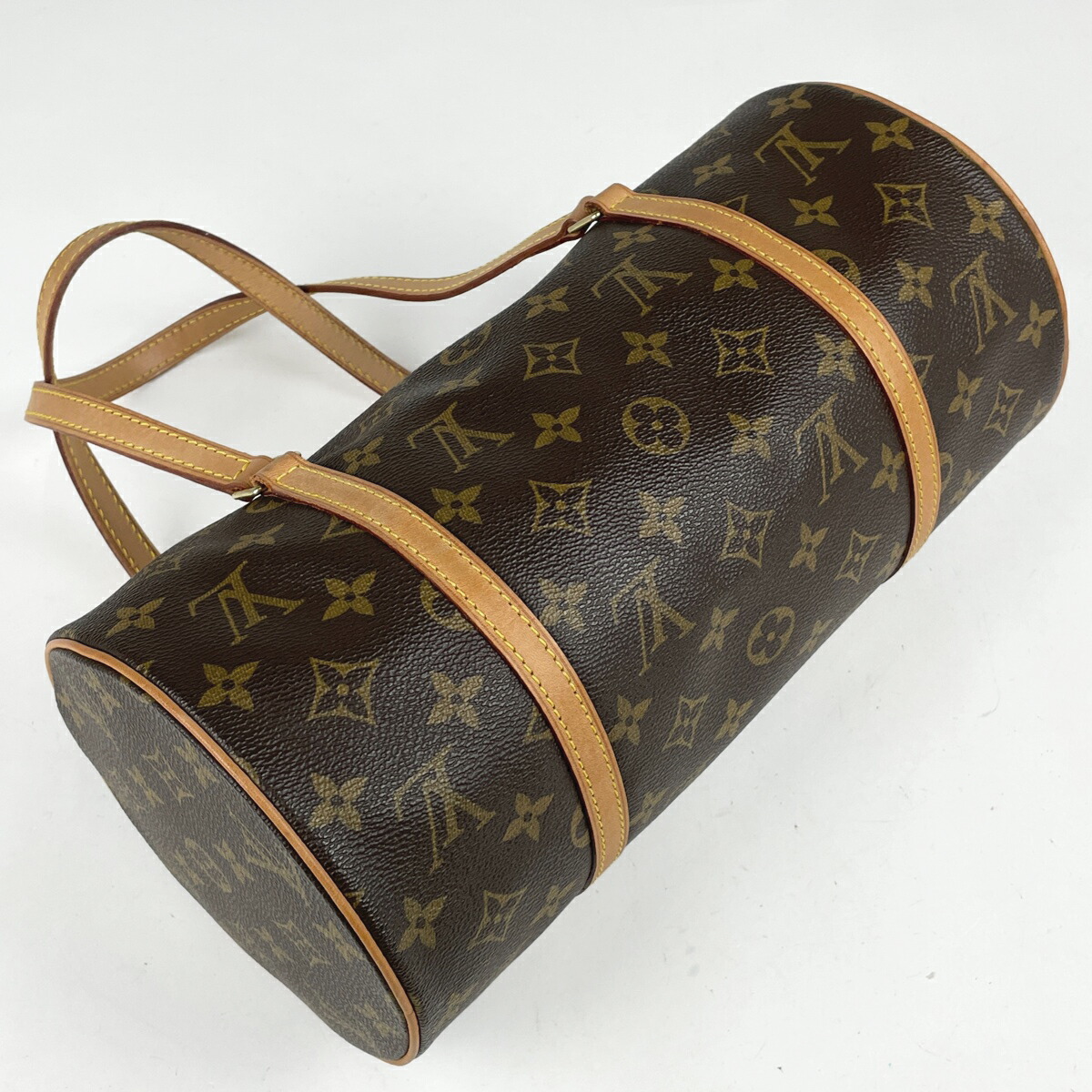 LOUIS VUITTON パピヨン 30 ハンドバッグ モノグラム 筒形