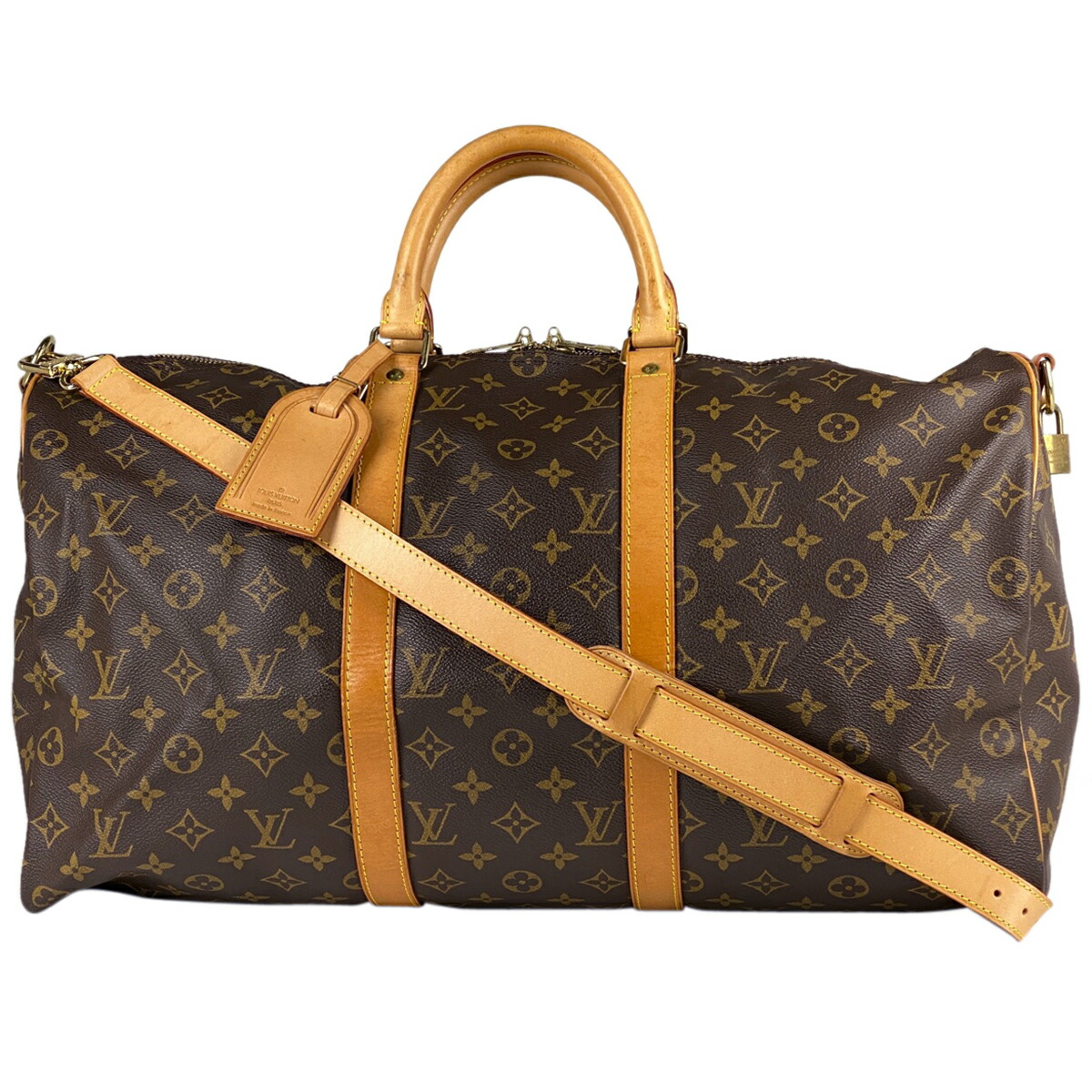 数量は多 ルイ ヴィトン Louis Vuitton キーポル バンドリエール 50