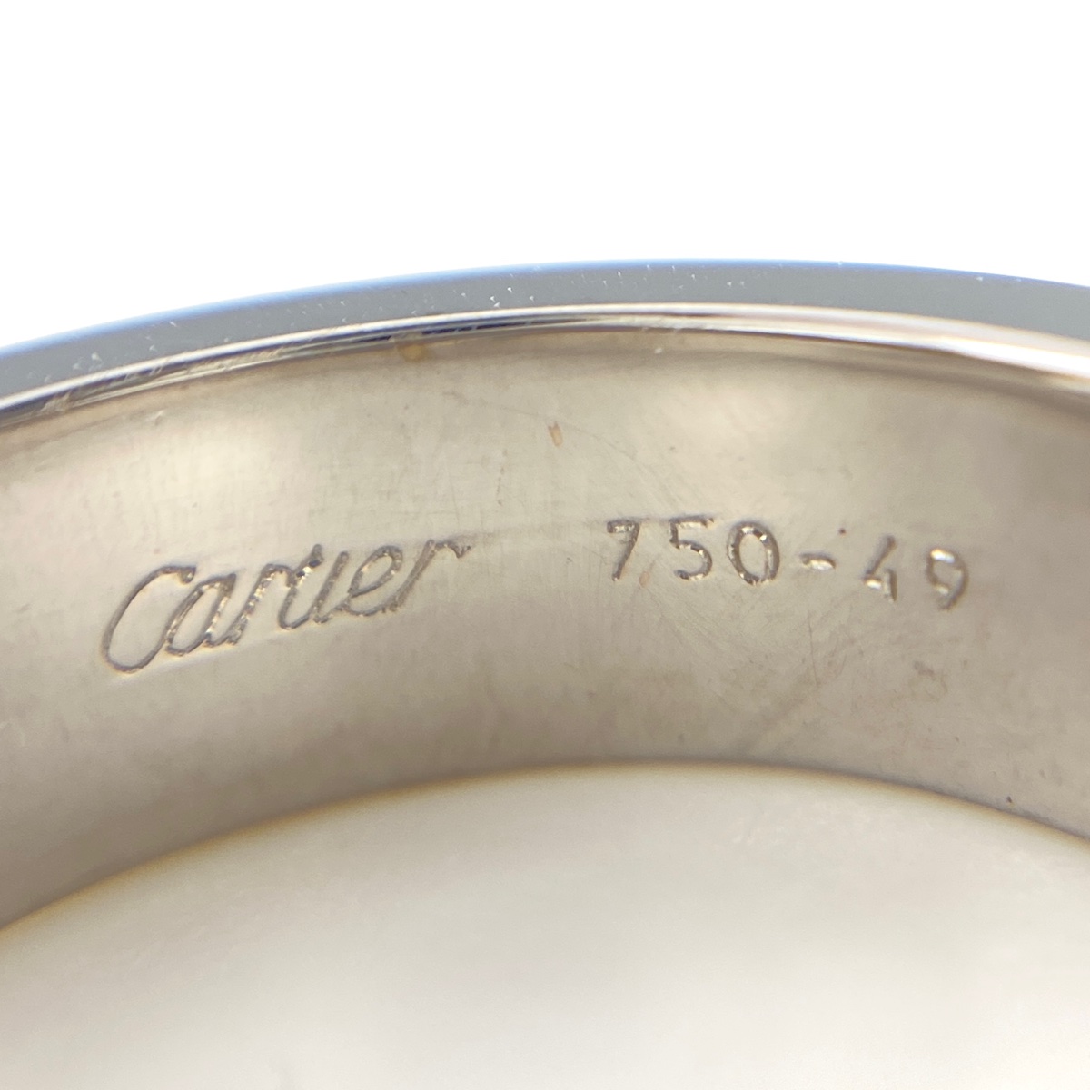 カルティエ CARTIER ラブリング K18 約10号 ホワイトゴールド