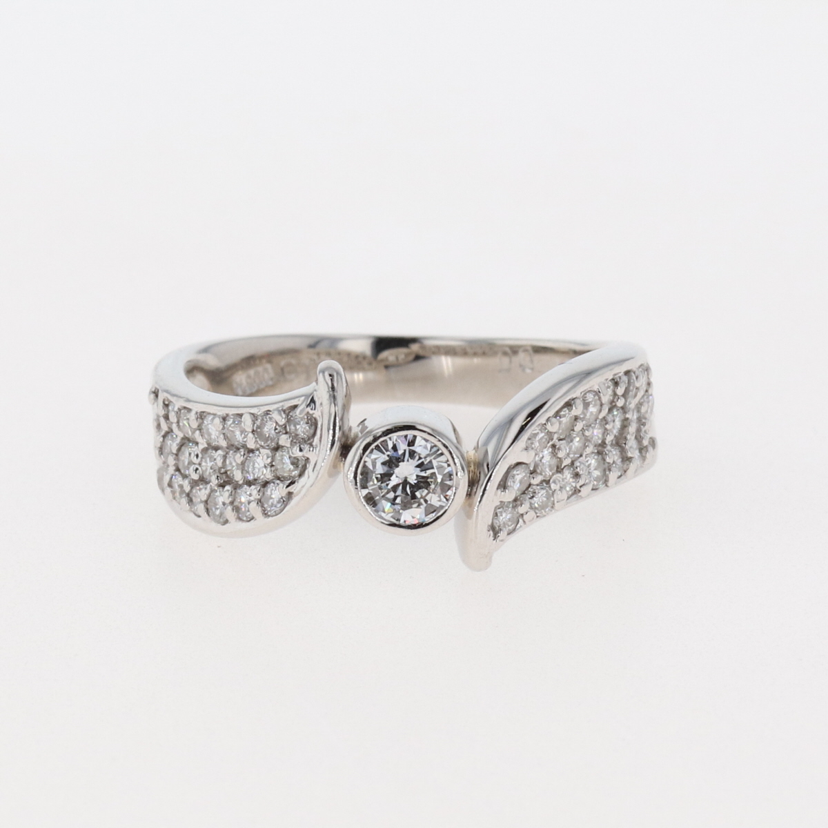 2021年ファッション福袋 ダイヤモンド デザインリング プラチナ 指輪