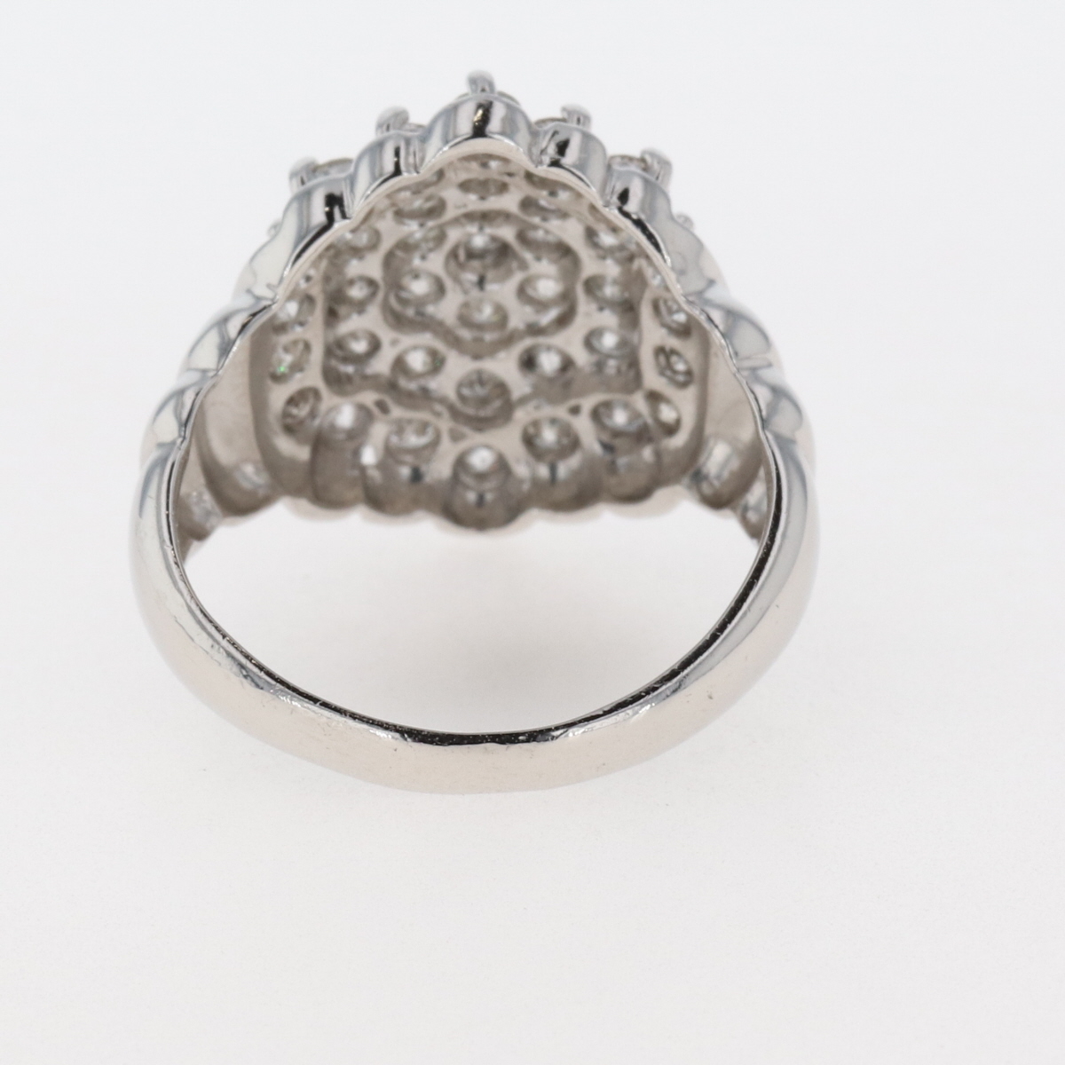 メレダイヤ デザインリング プラチナ リング ダイヤモンド Pt900 指輪 